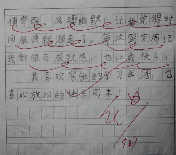 我家的一个星期天作文