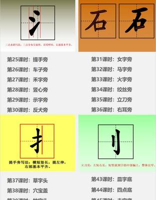 小学生硬笔书法课件