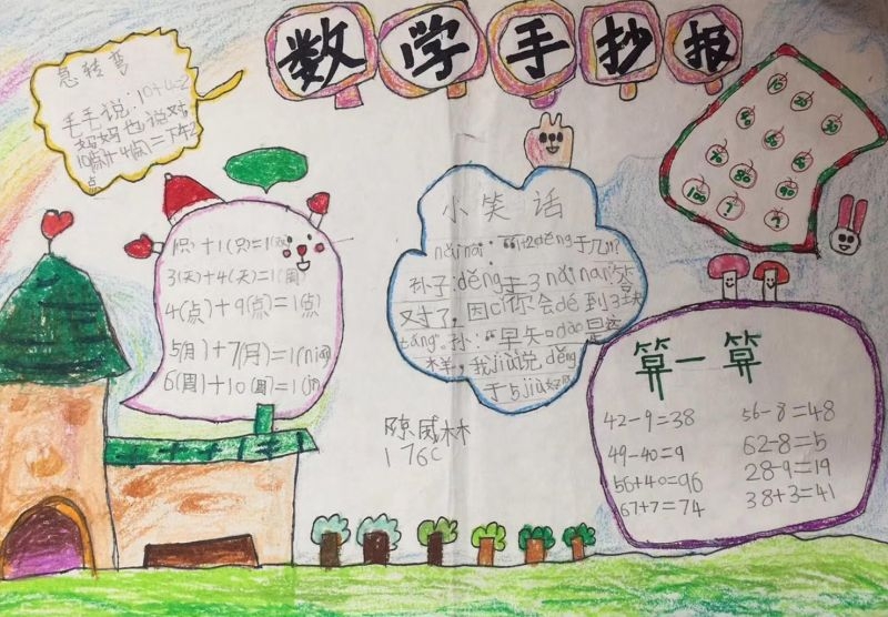 小学一年级手抄报图片