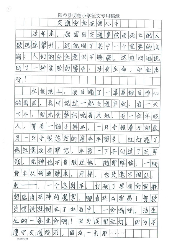安全在我心中的作文