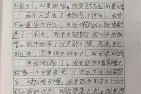 失去作文