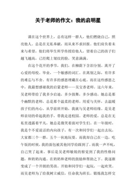 什么迷的作文
