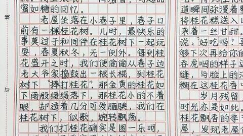 回忆的味道作文