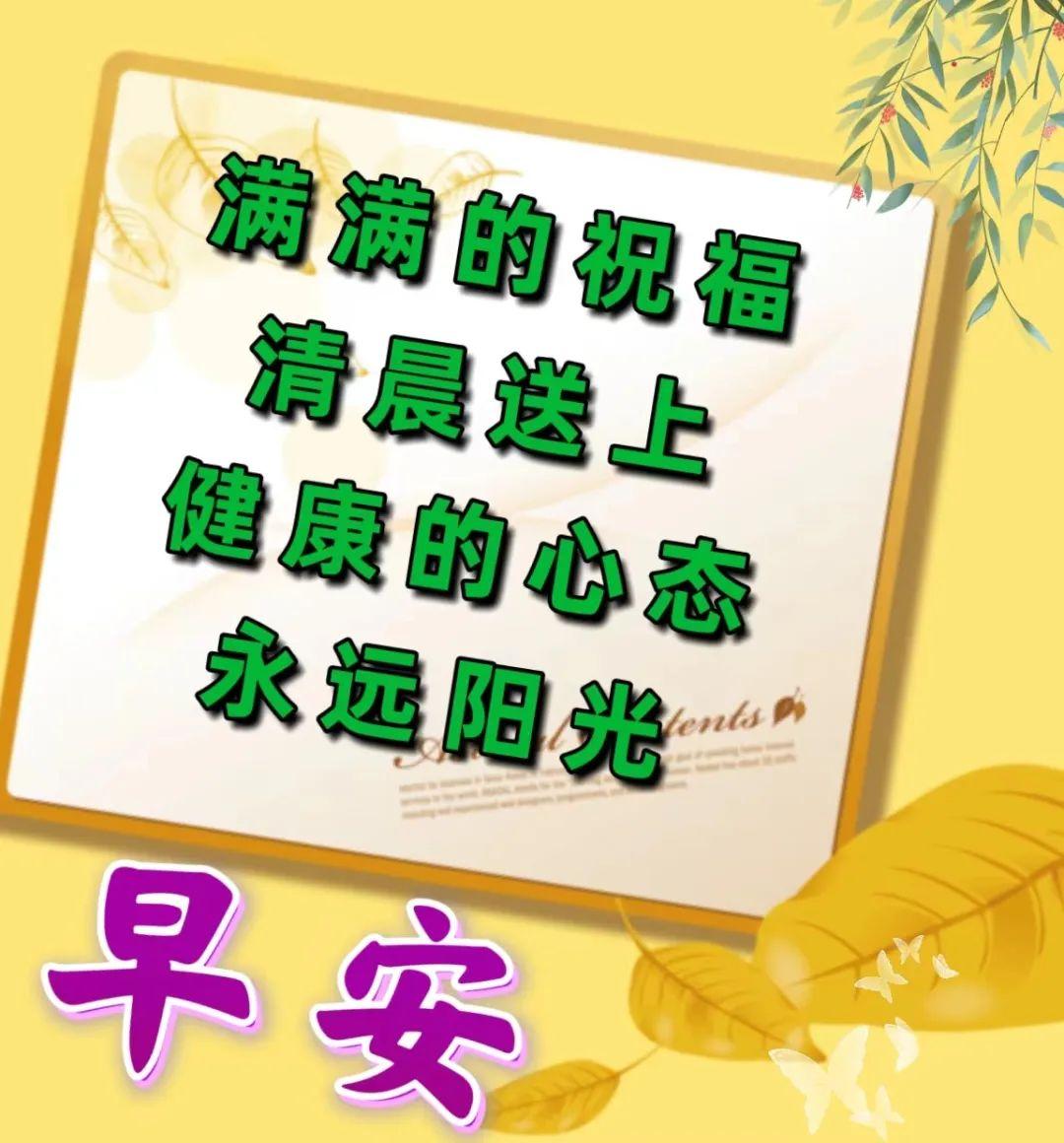 早上好的句子短语