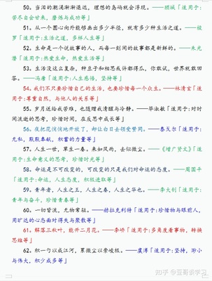 语文万能句子