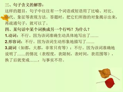 语文万能句子