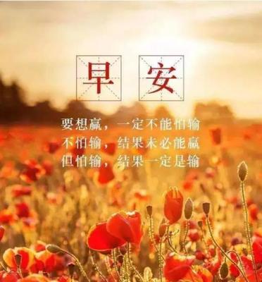 早上好的句子短语