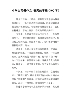 生活中的风景作文