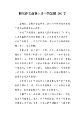 生活中的风景作文