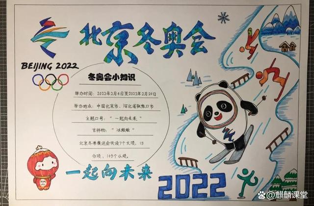 吉祥物的手抄报
