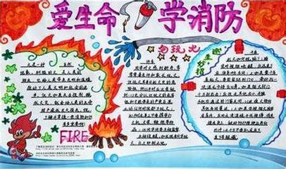 消防手抄报简单