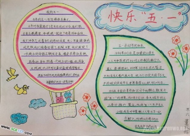 关于五一劳动节的手抄报内容