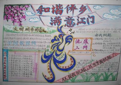 关于文明的手抄报内容