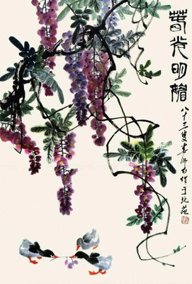 描写紫藤的诗句