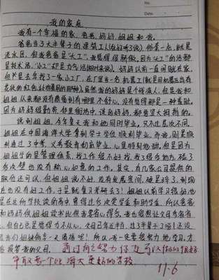她笑了作文600字