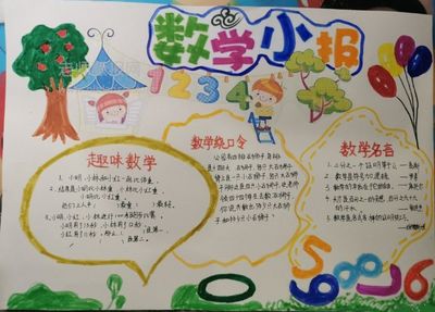 三年级上册数学手抄报内容