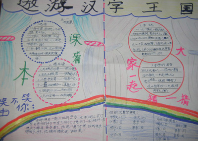 关于字谜和歇后语的手抄报