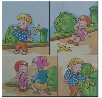 乱扔香蕉皮作文