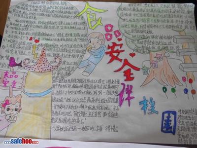 文明安全伴我行手抄报