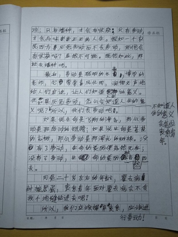 我看 作文