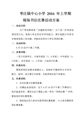小学生书法比赛总结