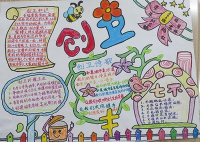 手抄报创文