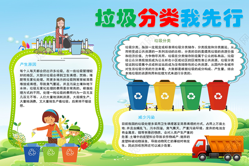 关于垃圾的手抄报内容
