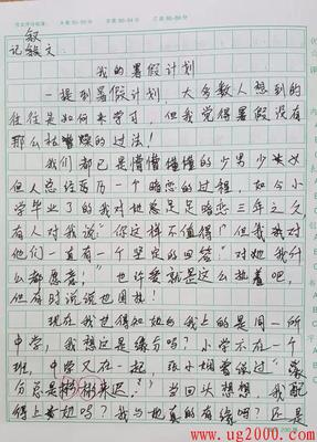 我的老公作文