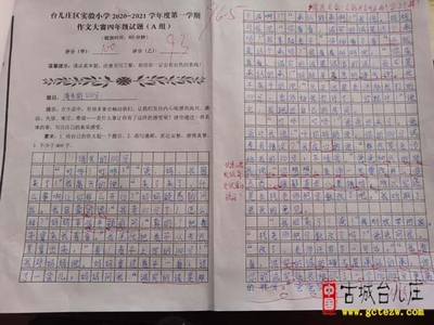 台儿庄古城作文300字