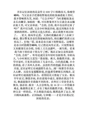 记忆深处的你作文