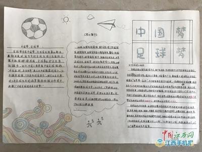 关于足球的手抄报高中