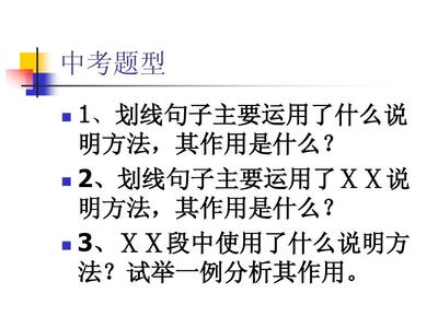 含有说明方法的句子