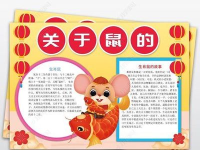 关于十二生肖的手抄报