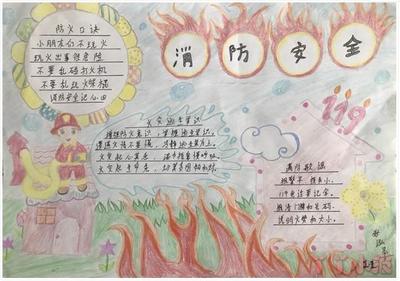 消防手抄报的字