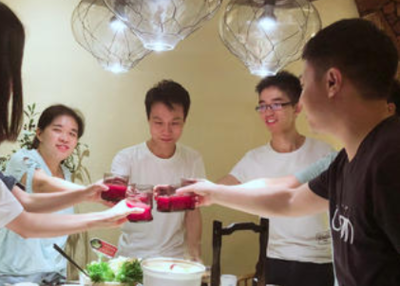 同事聚餐的句子