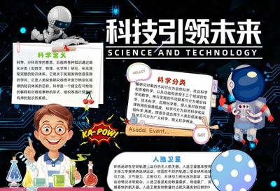 未来科技手抄报图片