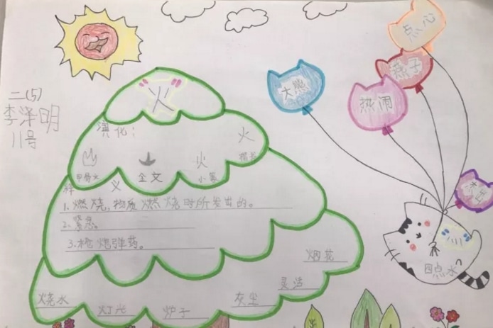 手抄报我爱中国