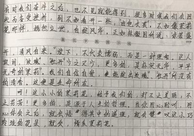 写人的优秀作文初中