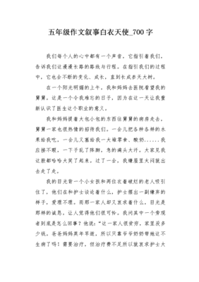 描写人的作文800
