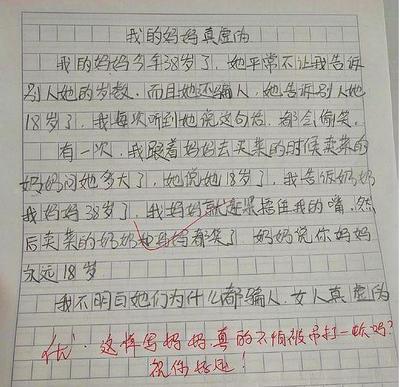 严厉的老师作文300字