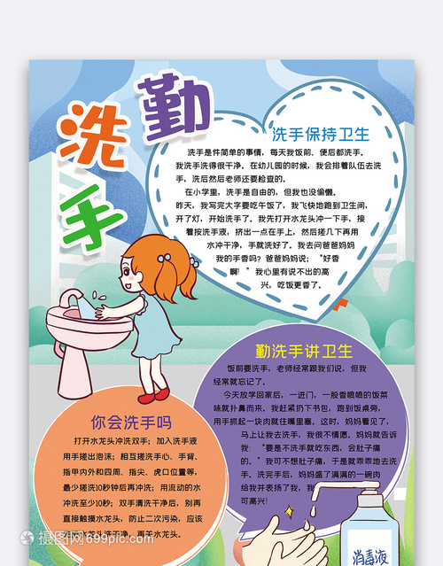 卫生宣传手抄报内容