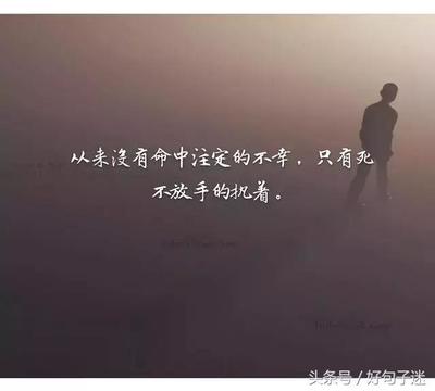 不放手的句子