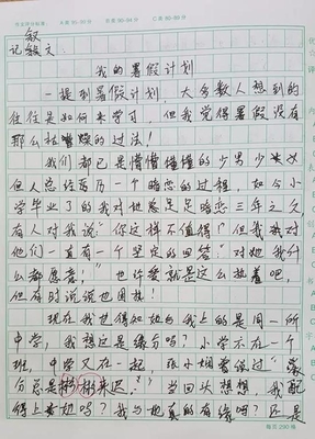 华山的作文