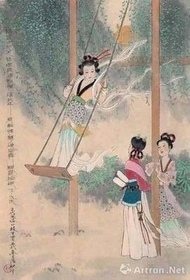 描写荡秋千的句子
