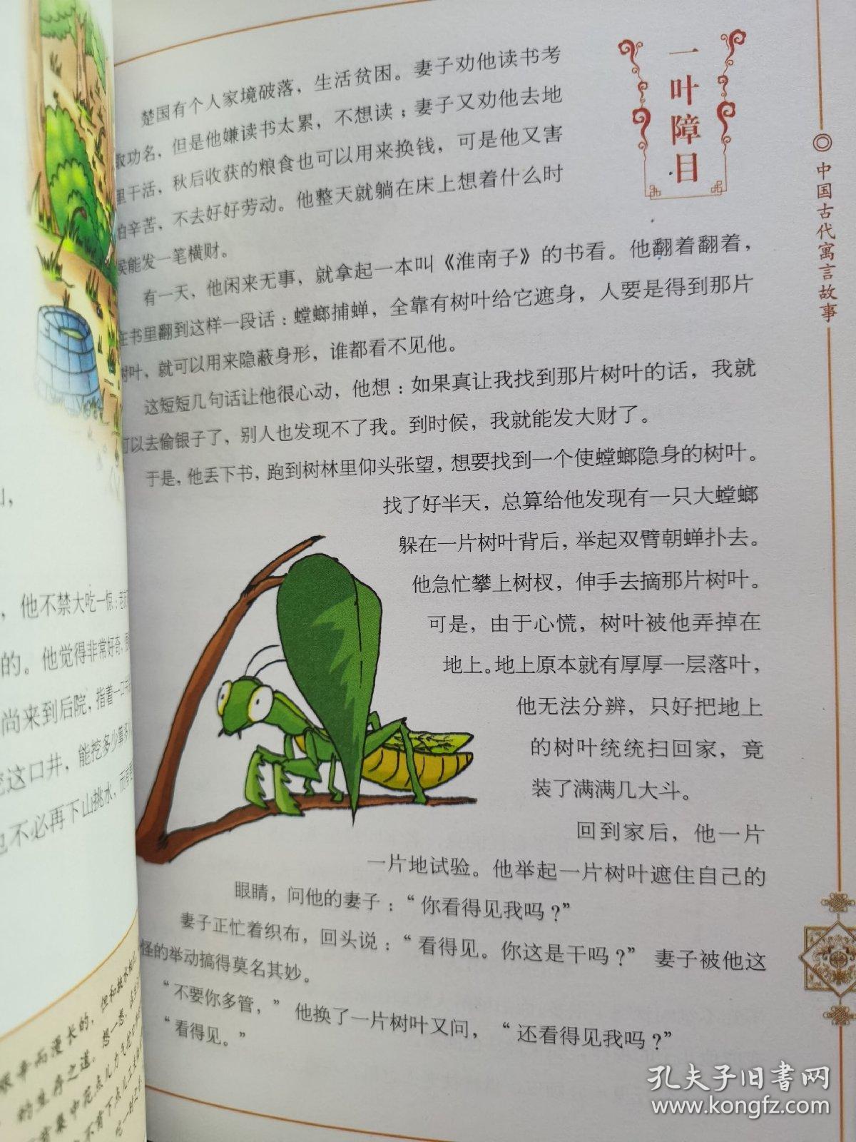 一叶障目的故事内容
