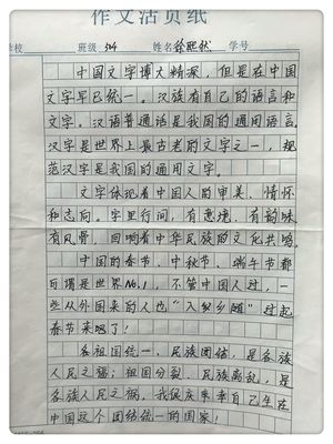 民族团结作文优美题目