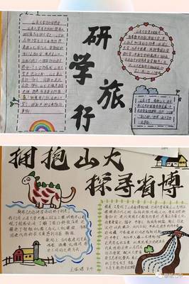 研学手抄报图片
