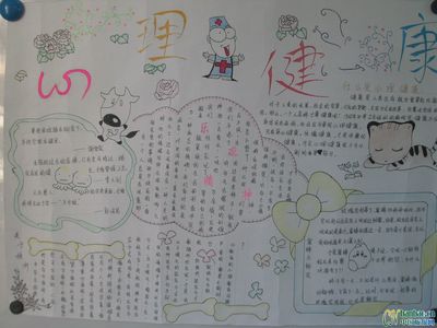 心理健康手抄报初中生
