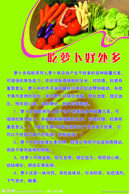 描写萝卜的句子