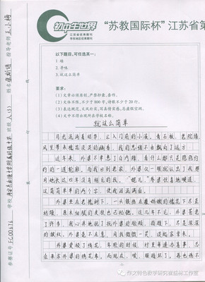 外面的世界 作文